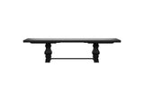 115531-S9G Florence 9-piece 126-inch Extension Dining Table Set Grey