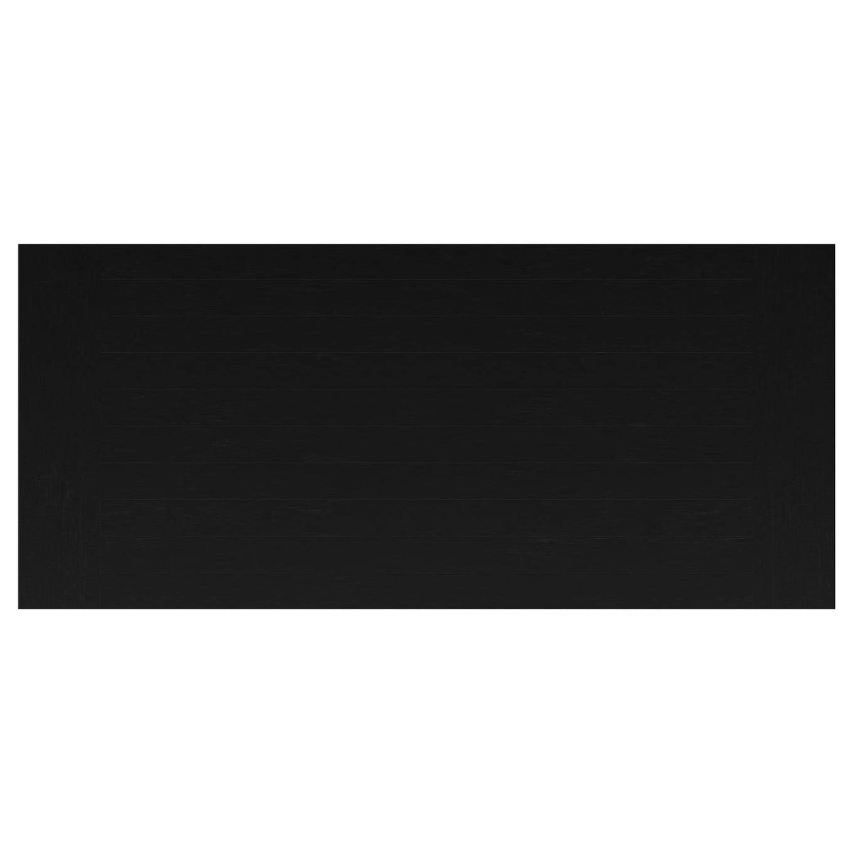 115531 Florence 126-inch Extension Dining Table Distressed Black