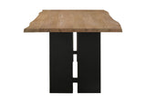 115541 Bradshaw 80-inch Live Edge Wood Dining Table Natural Acacia
