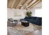 REN-L00184 Cali Slate Performance Fabric Arm Chair