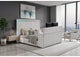ELIAS-GREY-QB_W_IS_LED_TV_LIFT_FP ELIAS GREY QUEEN BED WITH IMMERSIVE SOUND SPEAKER, LED, TV LIFT & FP