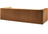 TOV-S109 Bea Cognac Velvet Sofa