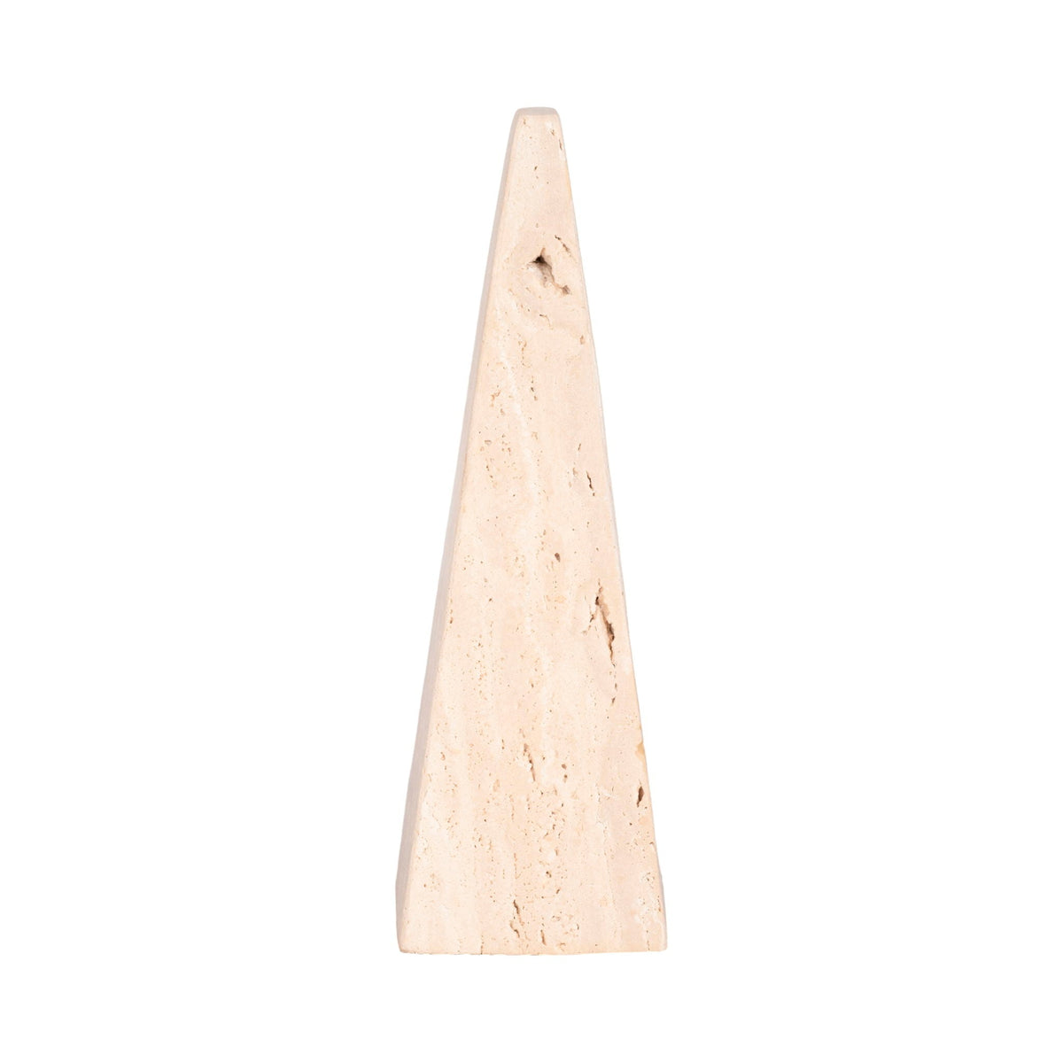 Travertine Obelisk - Tan