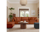 REN-L0098-SEC Cali Rust Performance Fabric Modular 4 Piece Sectional