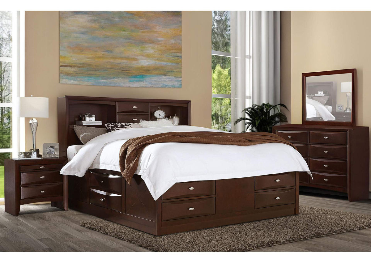 LINDA-M-FBG LINDA MERLOT FULL BED GROUP