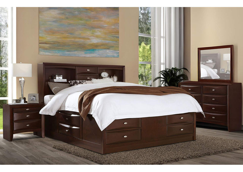 LINDA-M-FBG LINDA MERLOT FULL BED GROUP