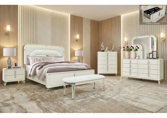 LYRA-BEIGE-QBG LYRA BEIGE QUEEN BED GROUP