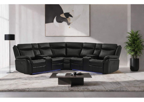 UM02-BL-SECTIONAL-N UM02 BLACK SECTIONAL