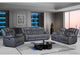 U7068_U7069-GREY_10-PRS_PCRLS_+_IS_PR_W_LED U7068 - U7069 GREY 10 POWER REC SOFA - POWER CONSOLE RECLINING LOVESEAT W - LED & IMMERSE SPKR - POWER REC