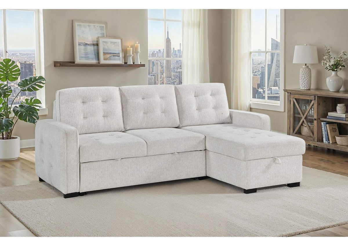 U0707-CHALK-REVERSIBLE_SOFA_BED U0707 CHALK REVERSIBLE SOFA BED