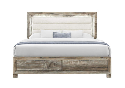 CALLIE-BROWN-KB CALLIE BROWN KING BED WITH STORAGE