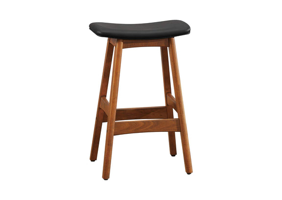 1188BK-24 Ride Counter Height Stool, Matt Black