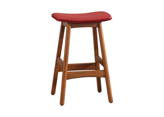 1188RD-24 Ride Counter Height Stool, Matt Red