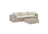 REN-O11163 Cali Natural Wicker Outdoor Modular Sofa