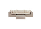 REN-O11163 Cali Natural Wicker Outdoor Modular Sofa
