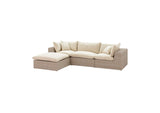REN-O11163-SEC Cali Natural Wicker Outdoor Modular Sectional
