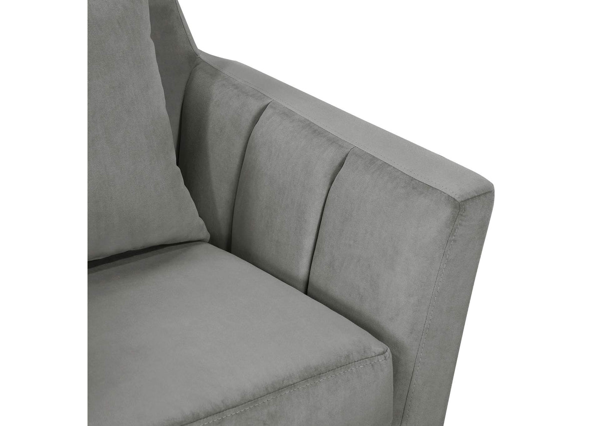 1209GRY-1 Adore Accent Chair