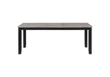 121221-S7 Elodie 7-piece Rectangular Extension Leaf Dining Set Black