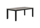 121221 Elodie Rectangular 78-inch Extension Leaf Dining Table Black