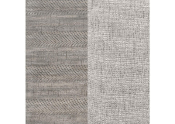 121222 Elodie Wood Dining Side Chair Grey and Black (Set of 2)