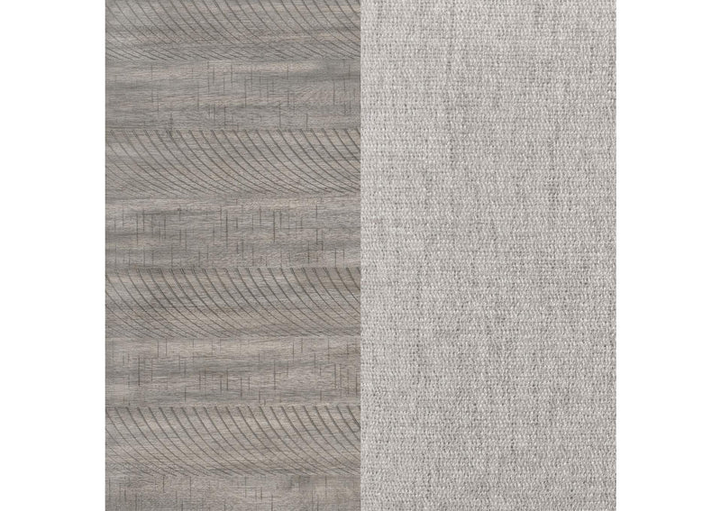 121222 Elodie Wood Dining Side Chair Grey and Black (Set of 2)