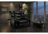 MVP BLANCHE BLACK POWER RECLINER WITH POWER HEADREST