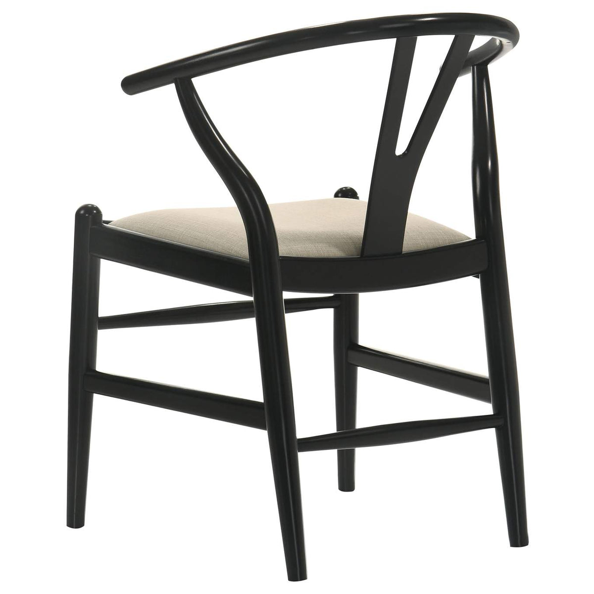 121251-S5 Crestmont 5-piece Extension Leaf Dining Table Set Black