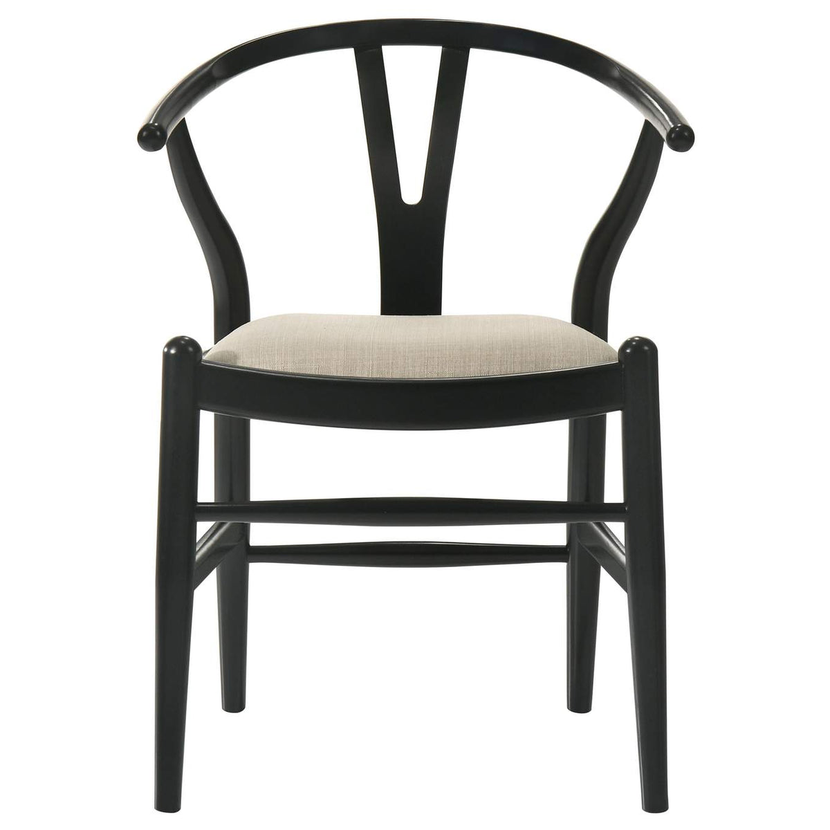 121251-S7 Crestmont 7-piece Extension Leaf Dining Table Set Black