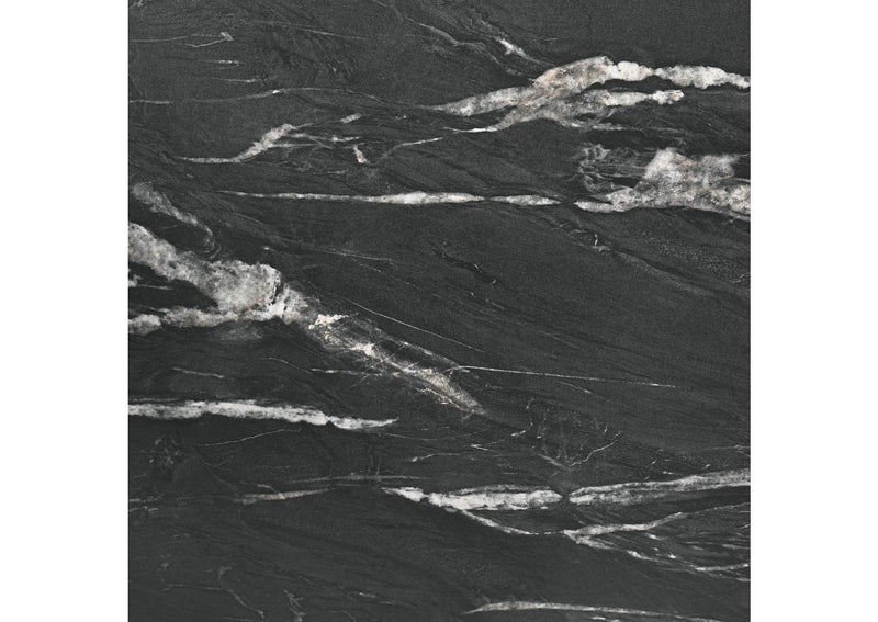 121251 Crestmont 78-inch Extension Dining Table Black Faux Marble