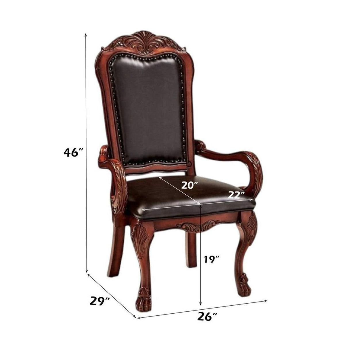 12154 Dresden Arm Chair - Set of 2