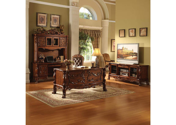 12172 Dresden Executive Computer Desk with Hutch