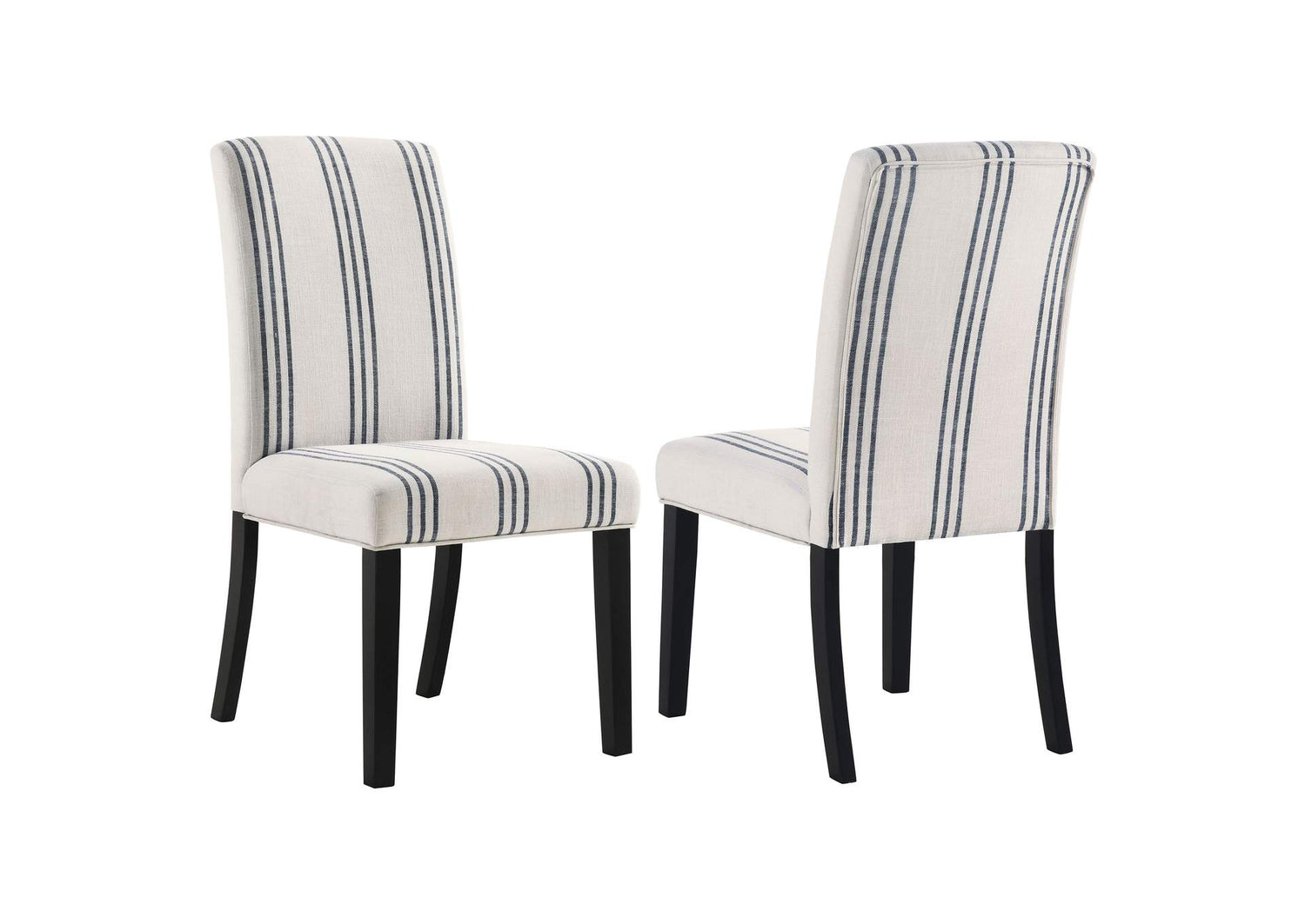 121782 Herran Upholstered Dining Side Chair Beige (Set of 2)
