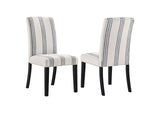 121782 Herran Upholstered Dining Side Chair Beige (Set of 2)