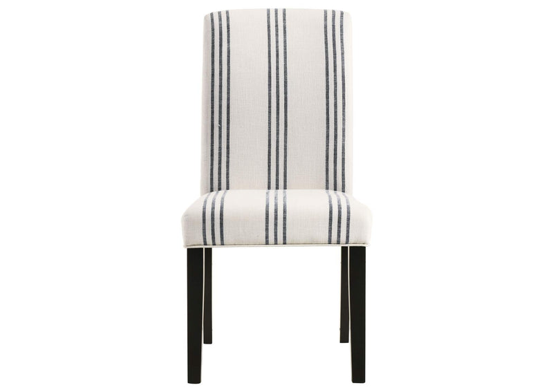 121782 Herran Upholstered Dining Side Chair Beige (Set of 2)