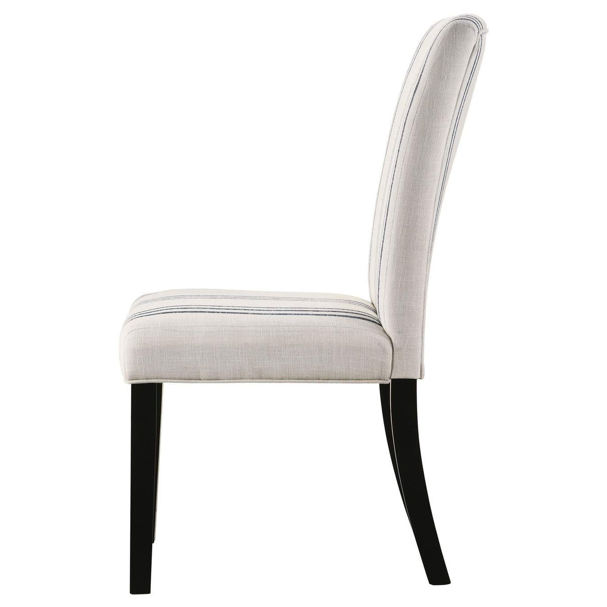 121782 Herran Upholstered Dining Side Chair Beige (Set of 2)