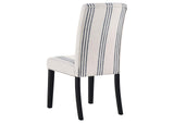 121782 Herran Upholstered Dining Side Chair Beige (Set of 2)