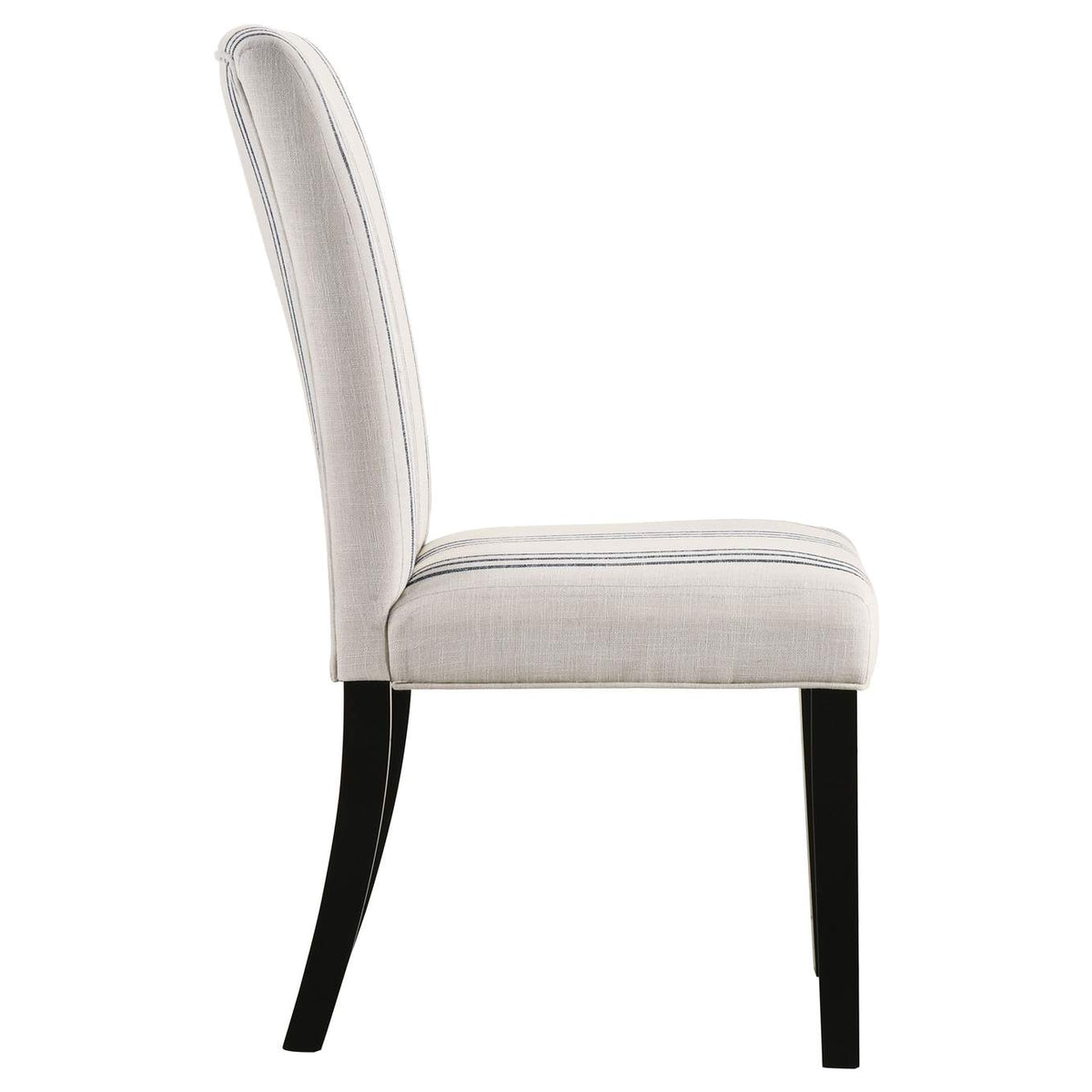 121782 Herran Upholstered Dining Side Chair Beige (Set of 2)
