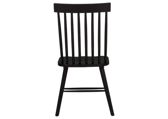 122500-S5B Andrews 5-piece Round Dining Table Set Light Ash and Black