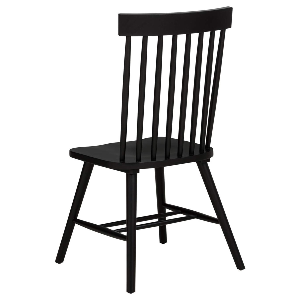 122500-S5B Andrews 5-piece Round Dining Table Set Light Ash and Black