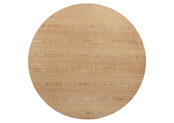 122500-S5W Andrews 5-piece Round Dining Table Set Light Ash and White