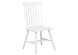 122500-S5W Andrews 5-piece Round Dining Table Set Light Ash and White