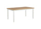 122501 Andrews 66-inch Rectangular Dining Table Light Ash and White