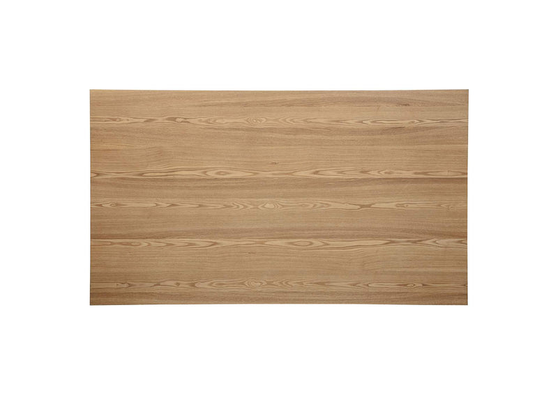122501 Andrews 66-inch Rectangular Dining Table Light Ash and White