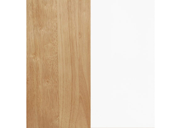 122501 Andrews 66-inch Rectangular Dining Table Light Ash and White