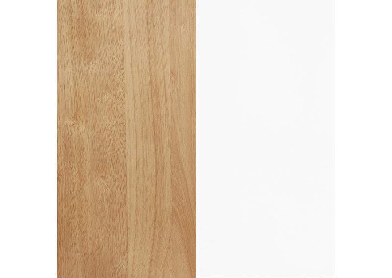 122501 Andrews 66-inch Rectangular Dining Table Light Ash and White