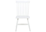 122502WHT Andrews Windsor Spindle Back Dining Side Chair White (Set of 2)
