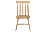 122502 Andrews Windsor Spindle Back Dining Side Chair Light Ash (Set of 2)