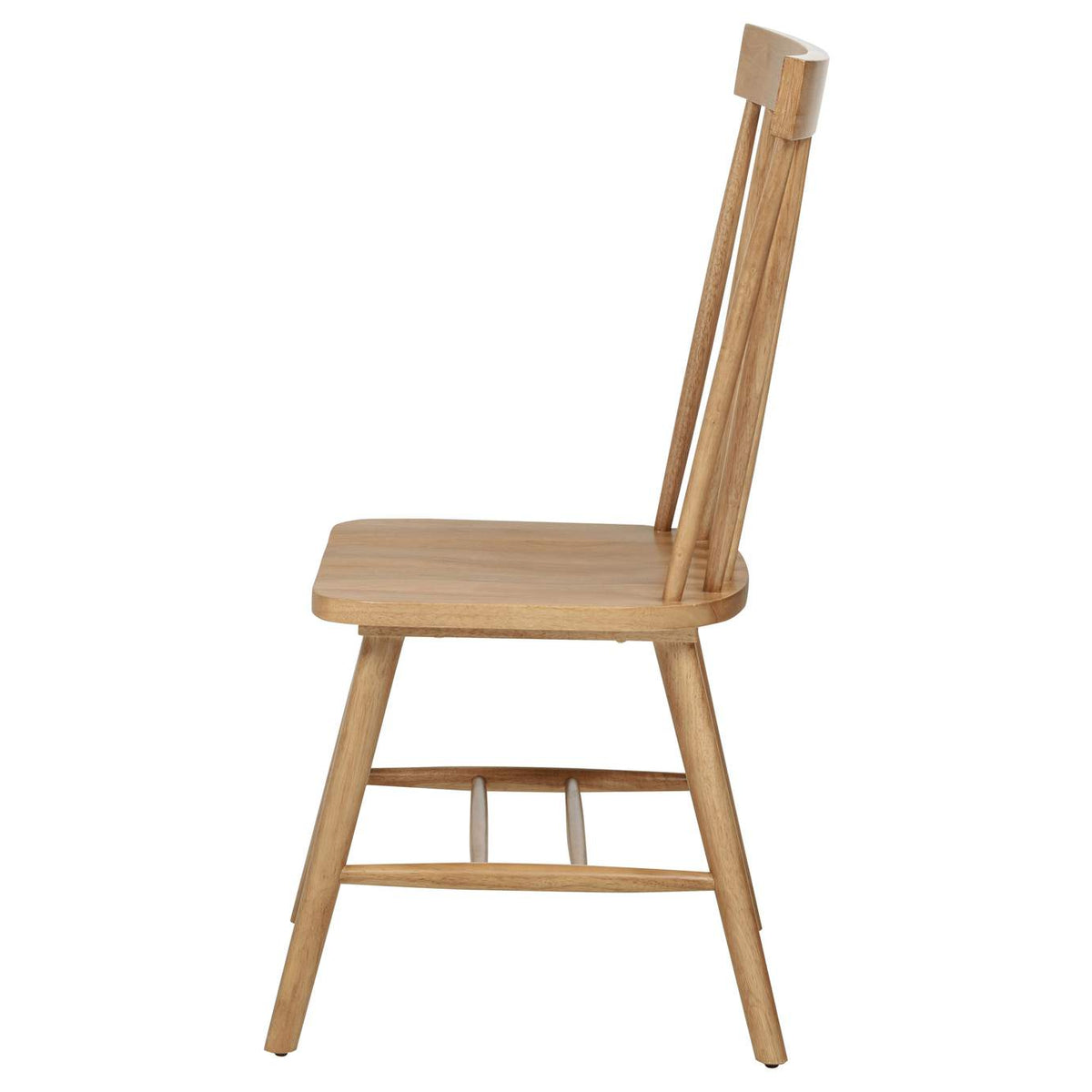 122502 Andrews Windsor Spindle Back Dining Side Chair Light Ash (Set of 2)