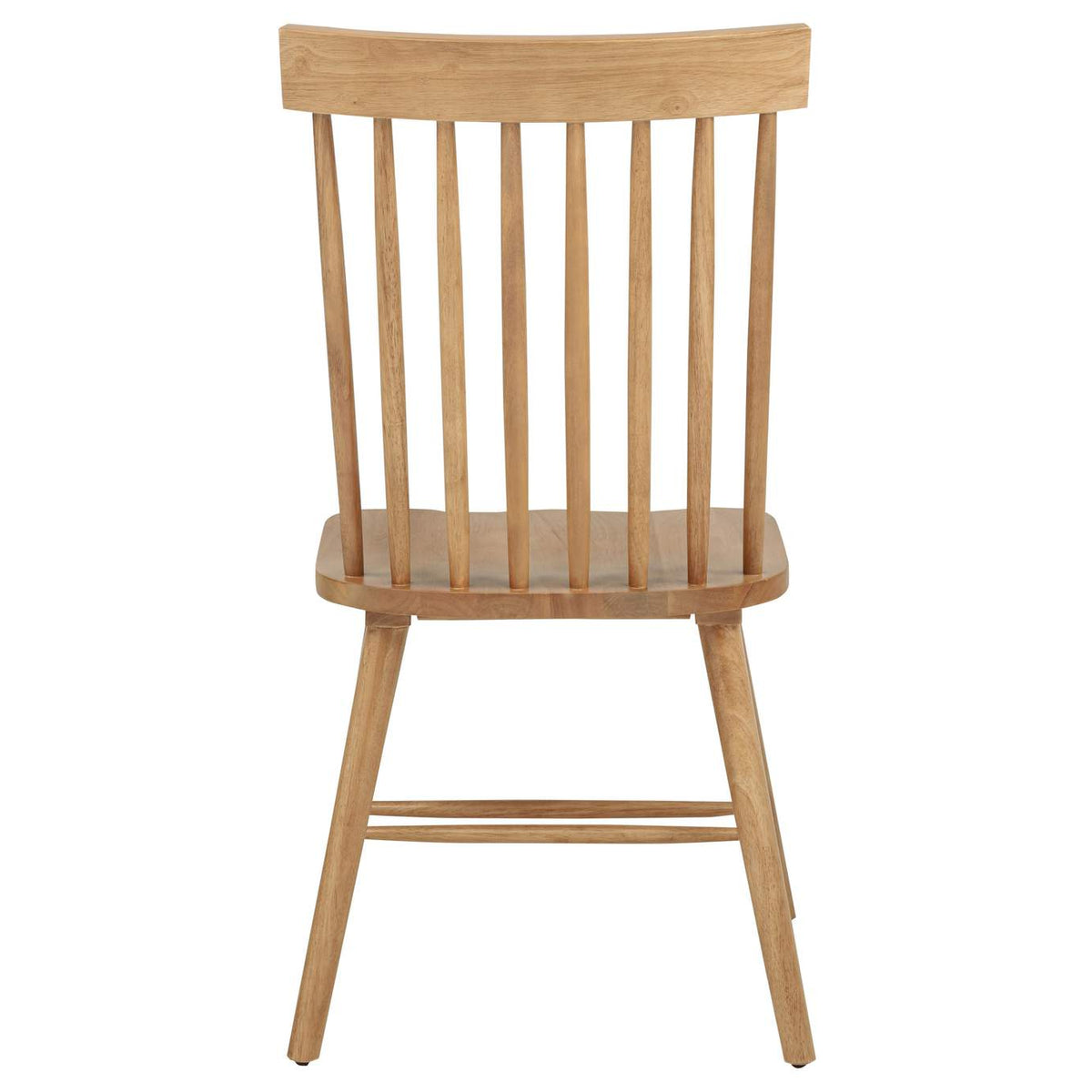 122502 Andrews Windsor Spindle Back Dining Side Chair Light Ash (Set of 2)