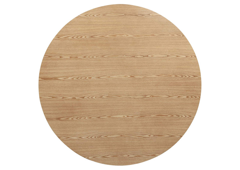 122508-S5B Andrews 5-piece Round Counter Dining Set Light Ash and Black
